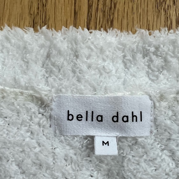 Bella Dahl Women’s White Fuzzy Sweater Size M - Picture 3 of 4